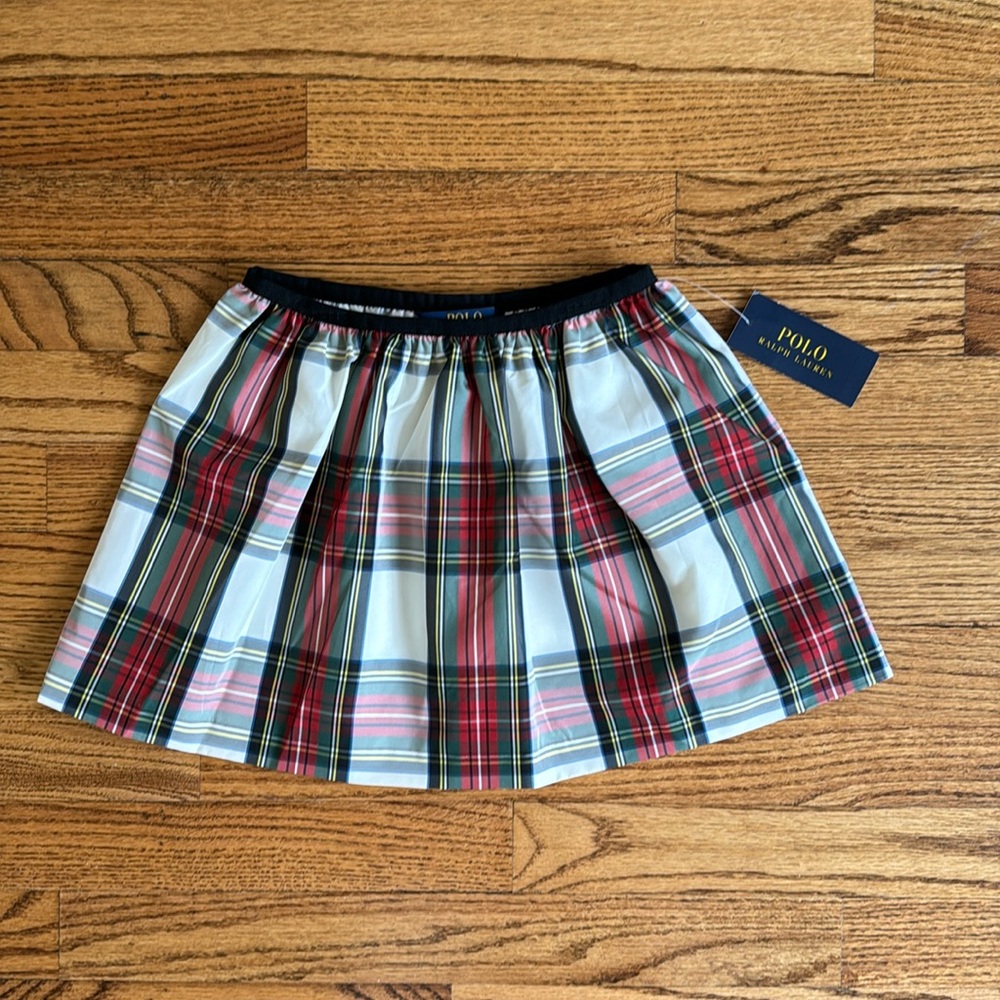 Tartan plaid girls size 6 Ralph Lauren Polo skirt
